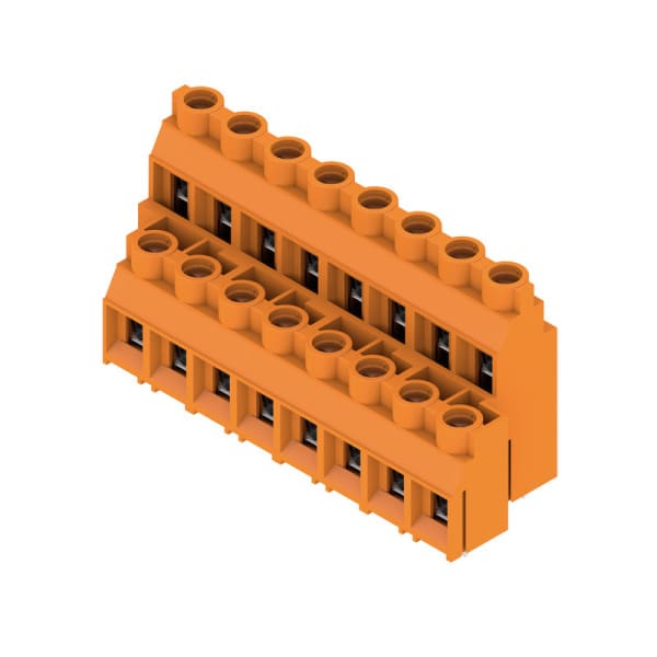 WEIDMÜLLER - Leiterplattenklemme, 9.52mm, Polzahl:16, Abgang: 90°, Zugbügelanschluss