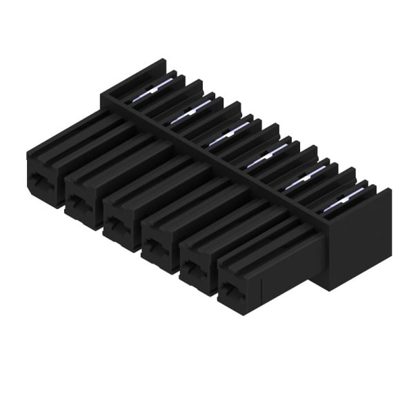 WEIDMÜLLER - Leiterplattensteckverbinder (Leiter), 7.62mm, Polzahl: 6, Abgangswinkel: 90°