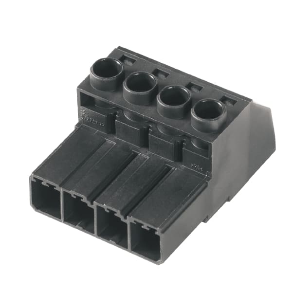WEIDMÜLLER - Leiterplattensteckverbinder (Leiter), 7.62mm, Polzahl: 4, Zugbügelanschluss