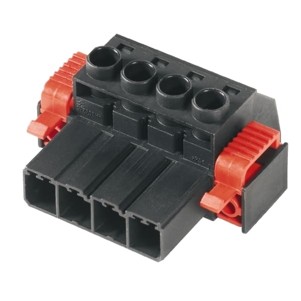 WEIDMÜLLER - Leiterplattensteckverbinder (Leiter), 7.62mm, Polzahl: 4, Zugbügelanschluss