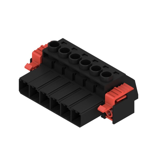 WEIDMÜLLER - Leiterplattensteckverbinder (Leiter), 7.62mm, Polzahl: 6, Zugbügelanschluss