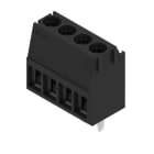 WEIDMÜLLER - Leiterplattenklemme, 3.50mm, Polzahl:4, Abgang: 90°, Zugbügelanschluss