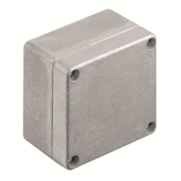 WEIDMÜLLER - Aluminium-Leergehäuse Klippon K, 70x70x45mm, unbehandelt, silber silber