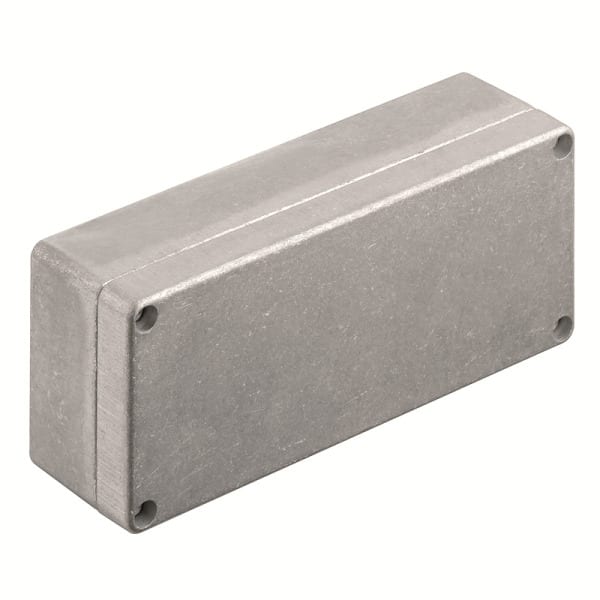 WEIDMÜLLER - Aluminium-Leergehäuse Klippon K, 165x70x45mm, unbehandelt, silber silber
