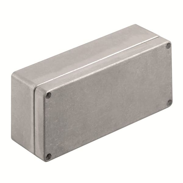 WEIDMÜLLER - Aluminium-Leergehäuse Klippon K, 175x80x57mm, unbehandelt, silber silber