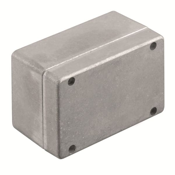 WEIDMÜLLER - Aluminium-Leergehäuse Klippon K, 130x82x72mm, unbehandelt, silber silber