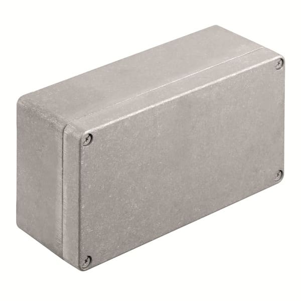 WEIDMÜLLER - Aluminium-Leergehäuse Klippon K, 220x120x81mm, unbehandelt, silber silber