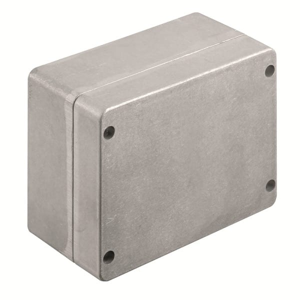 WEIDMÜLLER - Aluminium-Leergehäuse Klippon K, 200x160x100mm, unbehandelt, silber silber