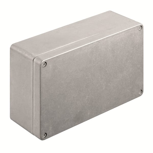 WEIDMÜLLER - Aluminium-Leergehäuse Klippon K, 260x160x91mm, unbehandelt, silber silber