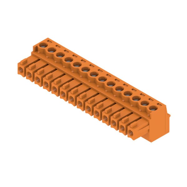 WEIDMÜLLER - Leiterplattensteckverbinder (Leiter), 3.81mm, Polzahl: 14, Zugbügelanschluss