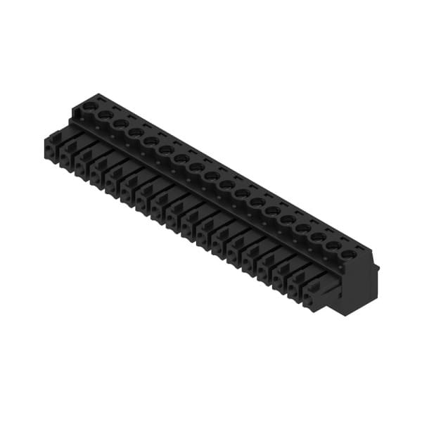 WEIDMÜLLER - Leiterplattensteckverbinder (Leiter), 3.81mm, Polzahl: 18, Zugbügelanschluss