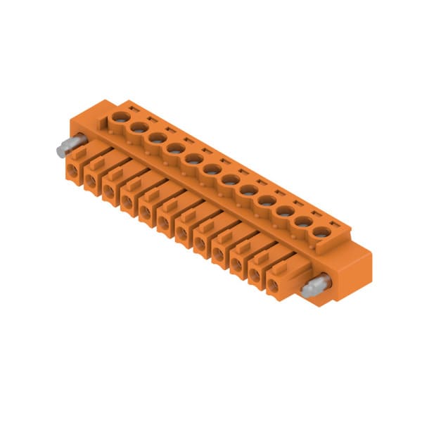 WEIDMÜLLER - Leiterplattensteckverbinder (Leiter), 3.81mm, Polzahl: 12, Zugbügelanschluss