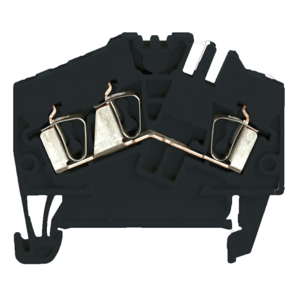 WEIDMÜLLER - Durchgangs-Reihenklemme, Zugfederanschluss, 2.5mm², 800V, 24A, schwarz
