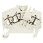 WEIDMÜLLER - Durchgangs-Reihenklemme, Zugfederanschluss, 2.5mm², 800V, 24A, weiß