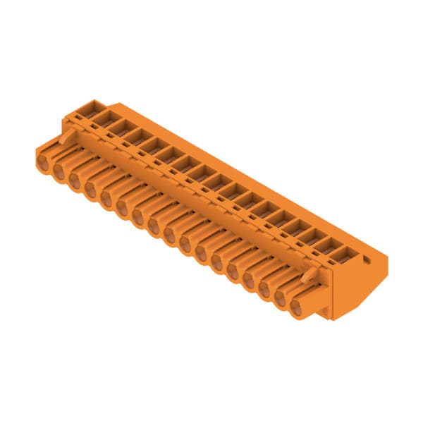 WEIDMÜLLER - Leiterplattensteckverbinder (Leiter), 5.08mm, Polzahl: 17, Zugbügelanschluss