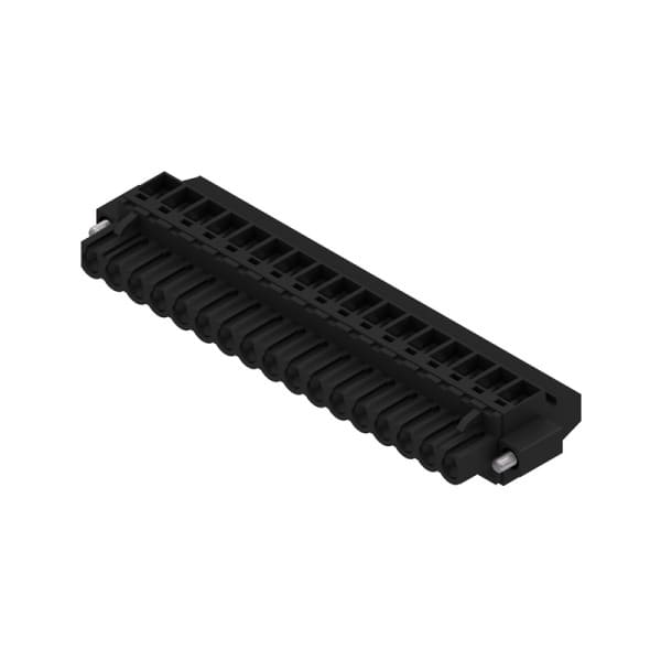 WEIDMÜLLER - Leiterplattensteckverbinder (Leiter), 5.08mm, Polzahl: 17, Zugbügelanschluss