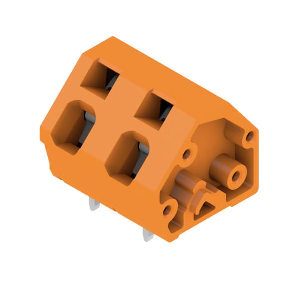 WEIDMÜLLER - Leiterplattenklemme, 7.50mm, Polzahl:2, Abgang: 135°, Zugfederanschluss