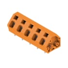 WEIDMÜLLER - Leiterplattenklemme, 7.50mm, Polzahl:5, Abgang: 135°, Zugfederanschluss