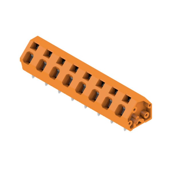 WEIDMÜLLER - Leiterplattenklemme, 7.50mm, Polzahl:8, Abgang: 135°, Zugfederanschluss
