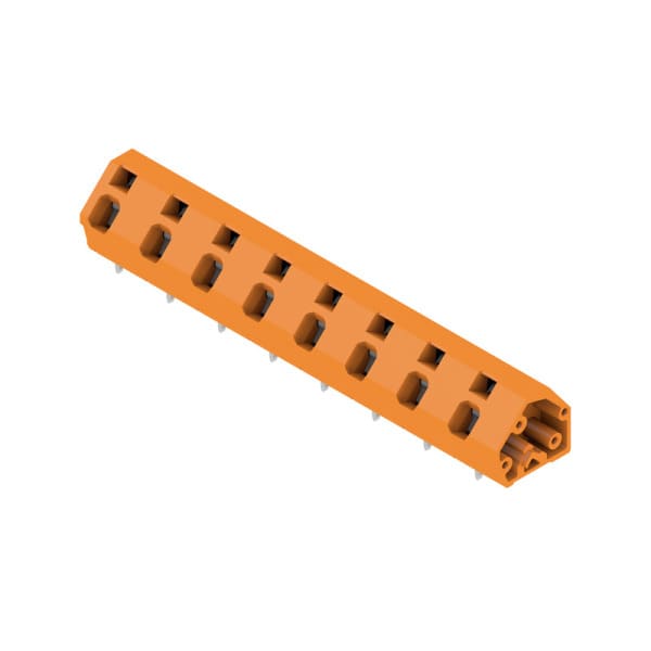 WEIDMÜLLER - Leiterplattenklemme, 10.00mm, Polzahl:8, Abgang: 135°, Zugfederanschluss