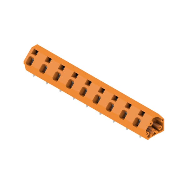 WEIDMÜLLER - Leiterplattenklemme, 10.00mm, Polzahl:9, Abgang: 135°, Zugfederanschluss