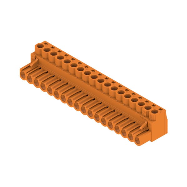 WEIDMÜLLER - Leiterplattensteckverbinder (Leiter), 5mm, Polzahl: 18, Zugbügelanschluss