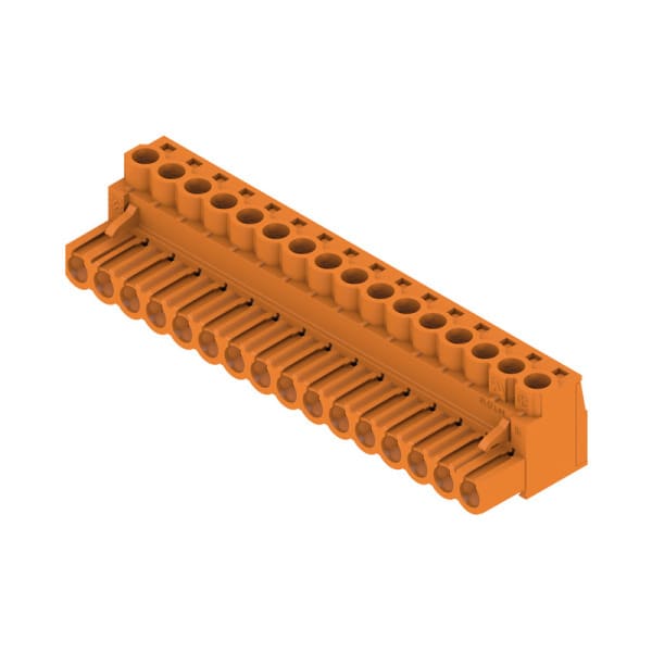 WEIDMÜLLER - Leiterplattensteckverbinder (Leiter), 5mm, Polzahl: 16, Zugbügelanschluss