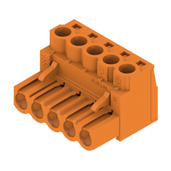 WEIDMÜLLER - Leiterplattensteckverbinder (Leiter), 5mm, Polzahl: 5, Zugbügelanschluss