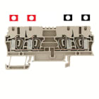 WEIDMÜLLER - Durchgangs-Reihenklemme, Zugfederanschluss, 2.5mm², 800V, 24A, dunkelbeige
