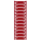 WEIDMÜLLER - Kabelmarkierer SlimFix X, 7-40mm, 60x11mm, PA 66, rot