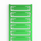 WEIDMÜLLER - Kabelmarkierer SlimFix X, 7-40mm, 60x11mm, PA 66, grün
