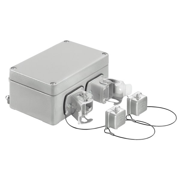 WEIDMÜLLER - Anschlussdose, IP67, Variante 5, 2 Ports, gerade