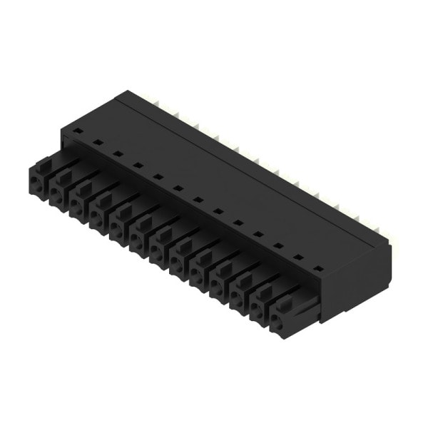 WEIDMÜLLER - Buchsenleiste, 3.81mm, Pole:13, PUSH IN, Feder