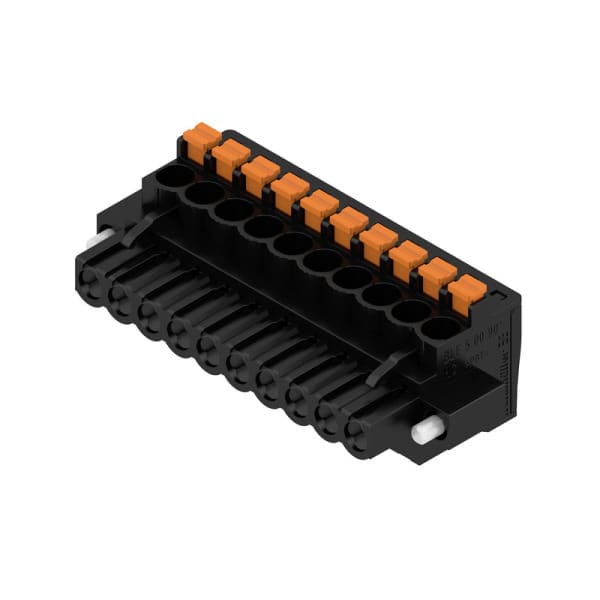 WEIDMÜLLER - Leiterplattensteckverbinder (Leiter), 5mm, Polzahl: 10, PUSH IN, Feder