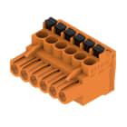 WEIDMÜLLER - Leiterplattensteckverbinder (Leiter), 5mm, Polzahl: 6, PUSH IN, Feder