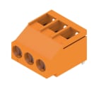 WEIDMÜLLER - Leiterplattenklemme, 5.00mm, Polzahl:3, Abgang: 180°, Zugbügelanschluss