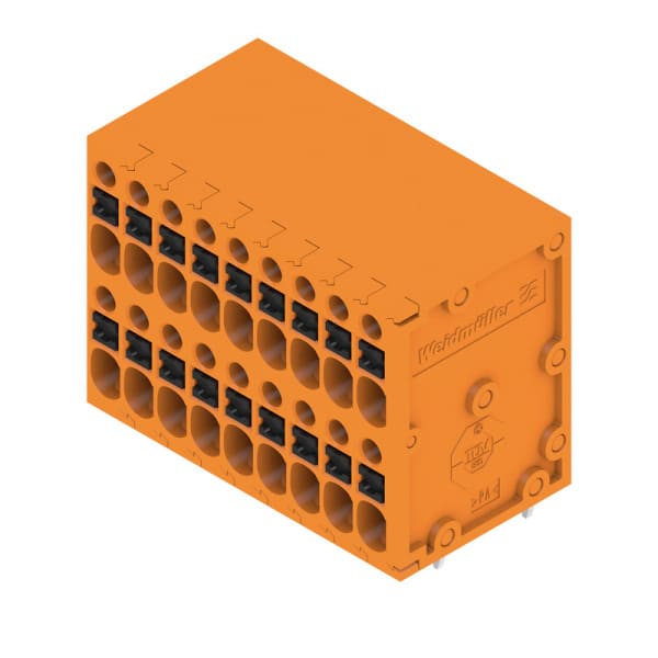 WEIDMÜLLER - Leiterplattenklemme, 3.50mm, Polzahl:18, Abgang: 90°, PUSH IN