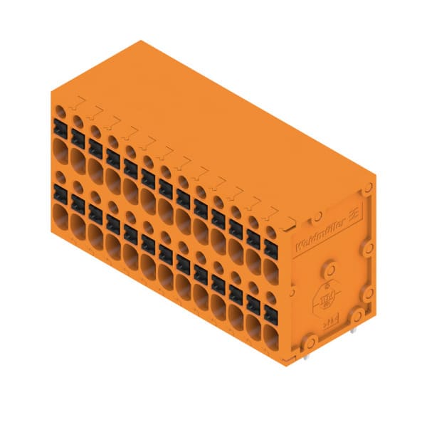WEIDMÜLLER - Leiterplattenklemme, 3.50mm, Polzahl:26, Abgang: 90°, PUSH IN
