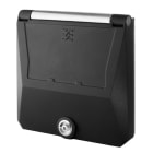 WEIDMÜLLER - Gehäuse, Farbe: schwarz (ähnlich RAL 9005), IP65, in geschlossenem Zustand