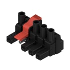 WEIDMÜLLER - Leiterplattensteckverbinder (Leiter), 7.62mm, Polzahl: 4, Zugbügelanschluss