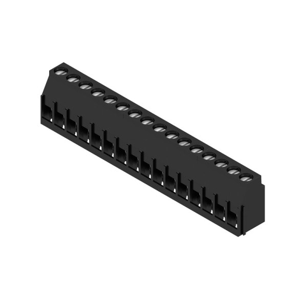 WEIDMÜLLER - Leiterplattenklemme, 5.08mm, Polzahl:16, Abgang: 90°, Zugbügelanschluss