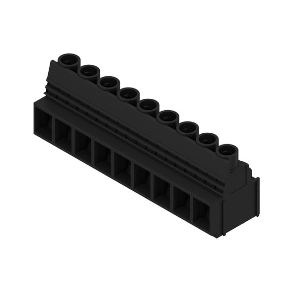 WEIDMÜLLER - Leiterplattenklemme, 10.16mm, Polzahl:9, Abgang: 90°, Zugbügelanschluss