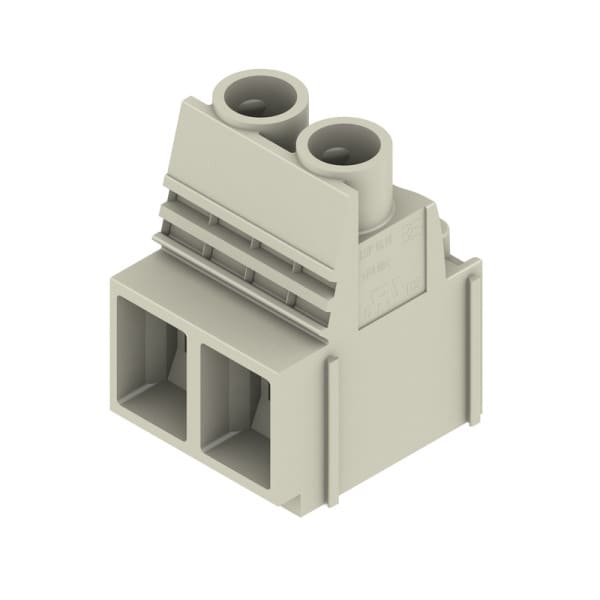 WEIDMÜLLER - Leiterplattenklemme, 10.16mm, Polzahl:2, Abgang: 90°, Zugbügelanschluss