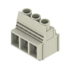 WEIDMÜLLER - Leiterplattenklemme, 10.16mm, Polzahl:3, Abgang: 90°, Zugbügelanschluss