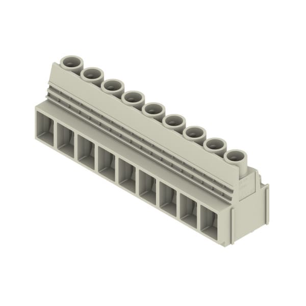 WEIDMÜLLER - Leiterplattenklemme, 10.16mm, Polzahl:9, Abgang: 90°, Zugbügelanschluss