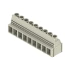 WEIDMÜLLER - Leiterplattenklemme, 10.16mm, Polzahl:9, Abgang: 90°, Zugbügelanschluss