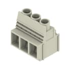 WEIDMÜLLER - Leiterplattenklemme, 10.16mm, Polzahl:3, Abgang: 90°, Zugbügelanschluss