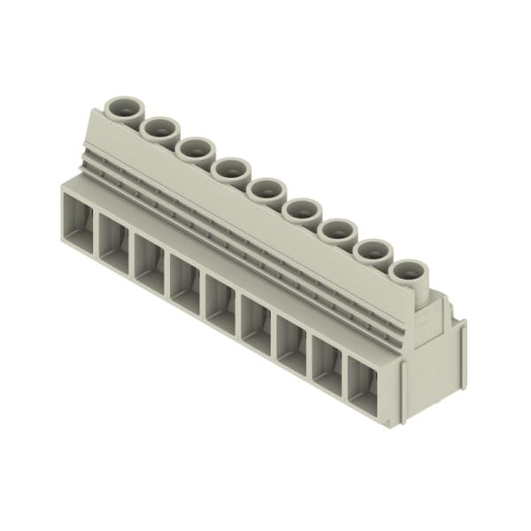 WEIDMÜLLER - Leiterplattenklemme, 10.16mm, Polzahl:9, Abgang: 90°, Zugbügelanschluss