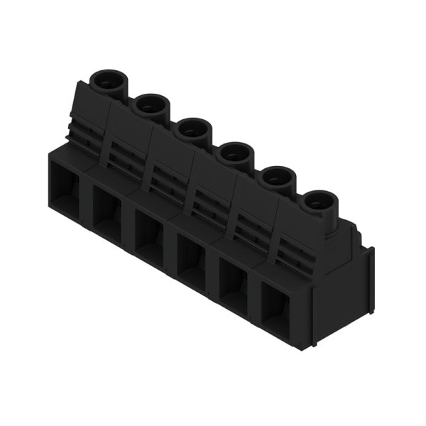 WEIDMÜLLER - Leiterplattenklemme, 12.70mm, Polzahl:6, Abgang: 90°, Zugbügelanschluss