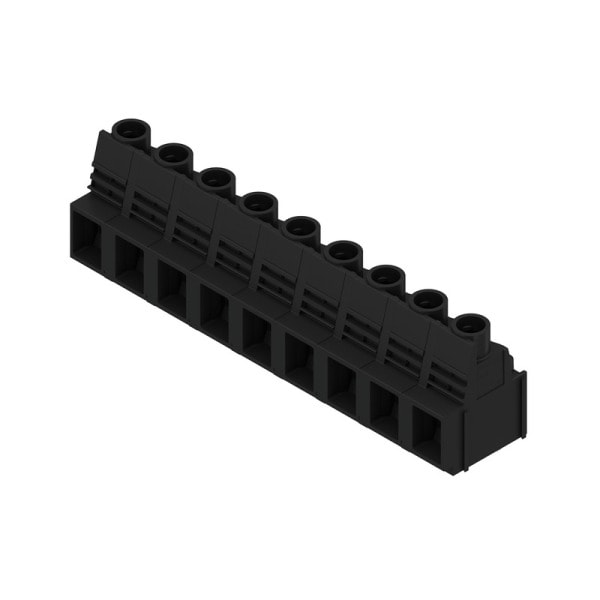 WEIDMÜLLER - Leiterplattenklemme, 12.70mm, Polzahl:9, Abgang: 90°, Zugbügelanschluss